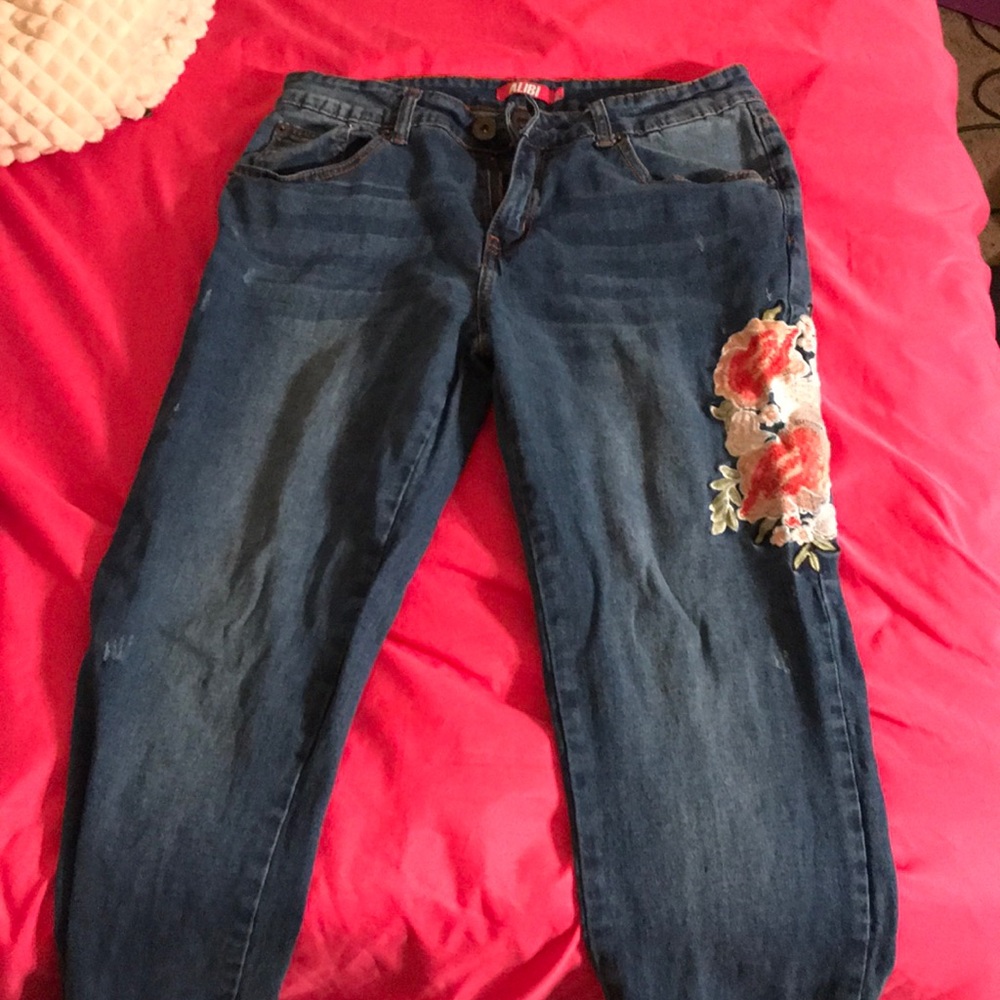 Rose Designed Jeans, Fairly New and Worn Once